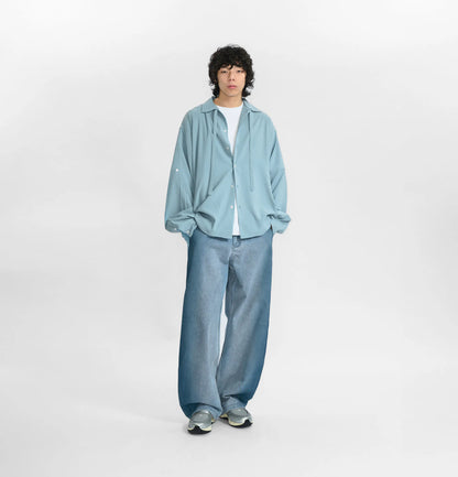 Melsign - Washed Denim Jeans - Medium Blue