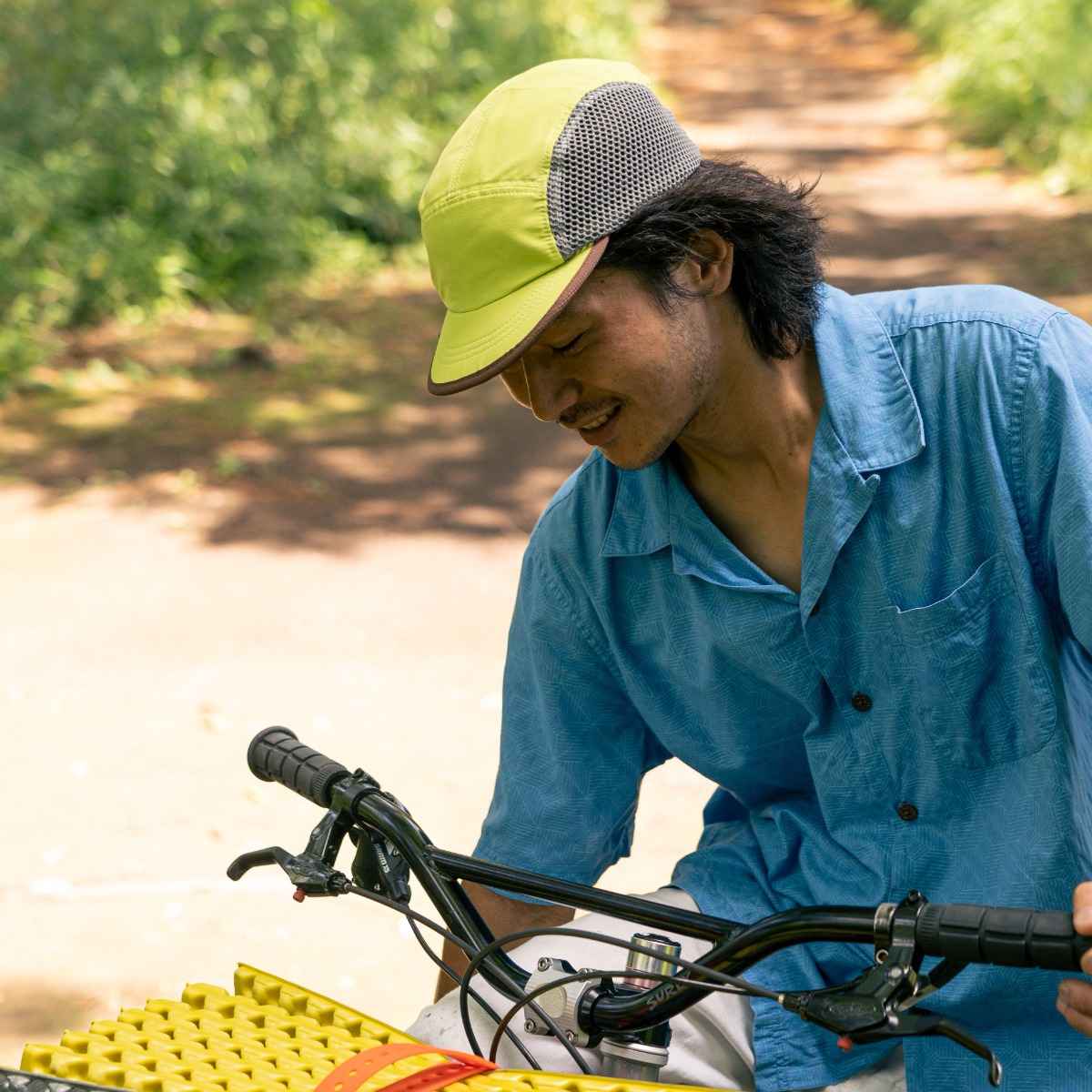 Blue Lug - Bicycle Mesh Duckbill Cap - Lime
