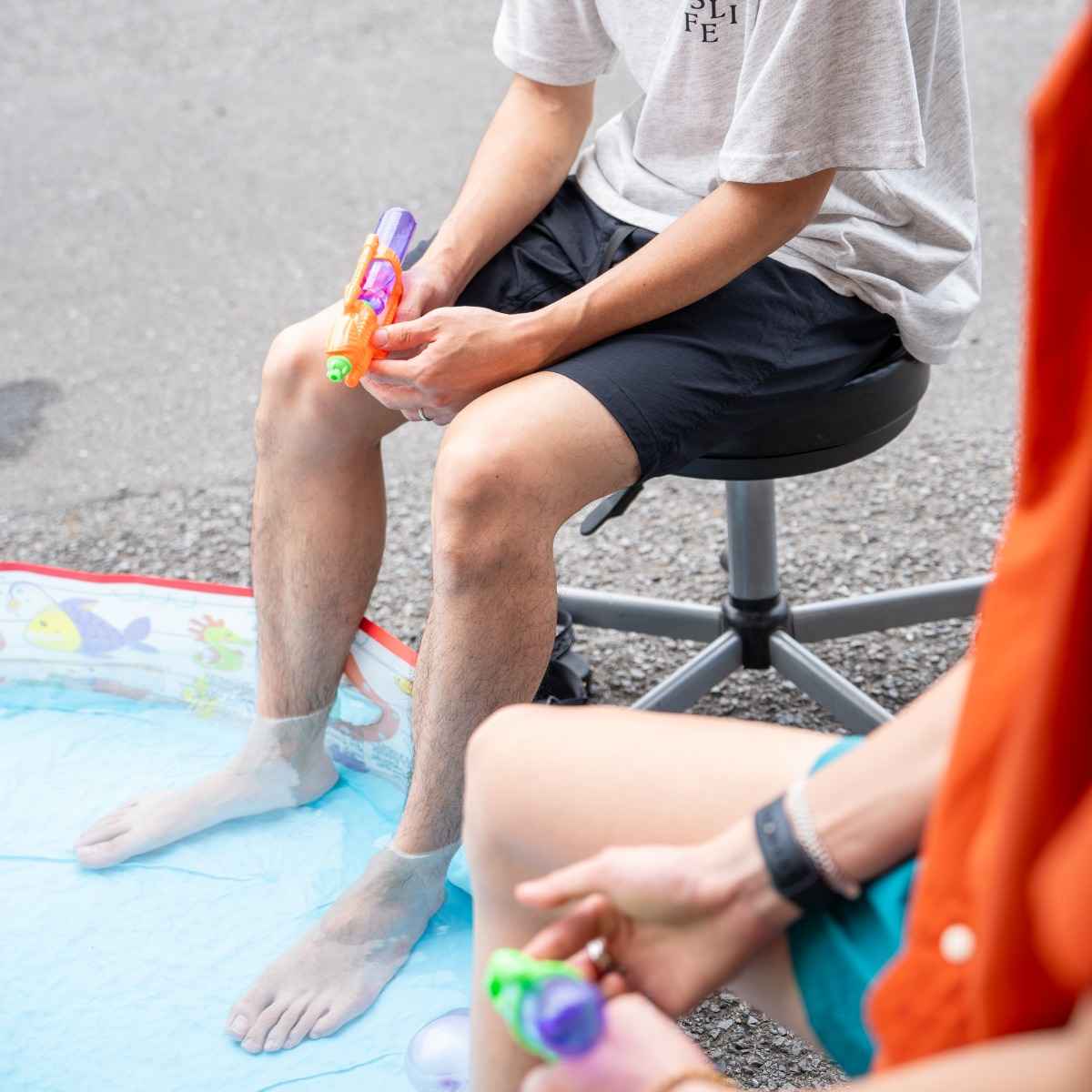 Blue Lug - Bike Shorts - Black