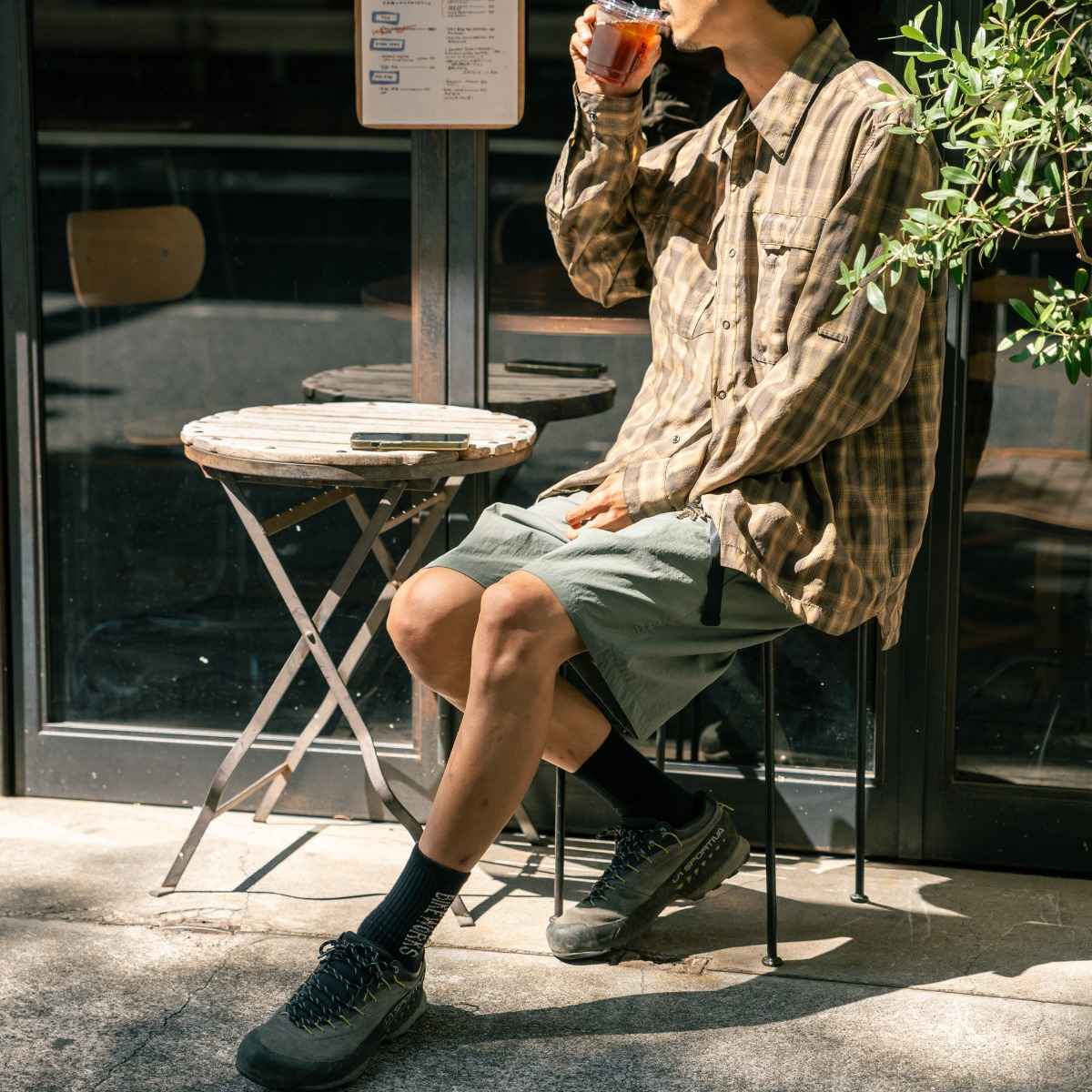 Blue Lug - Bike Shorts - Gray