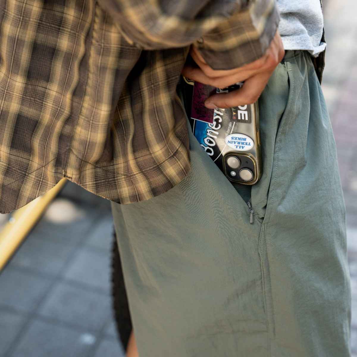 Blue Lug - Bike Shorts - Gray