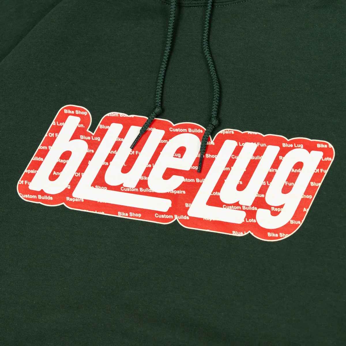 Blue Lug - Glow Letter Hoodie (Forest Green)
