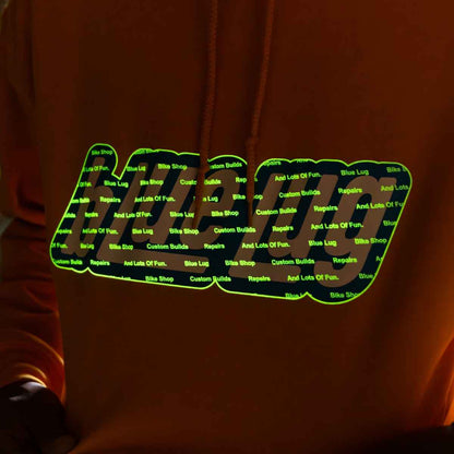 Blue Lug - Glow Letter Hoodie (Forest Green)