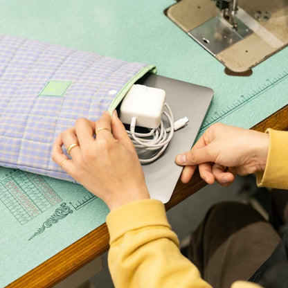 Blue Lug - Padding PC Sleeve - Blue Check