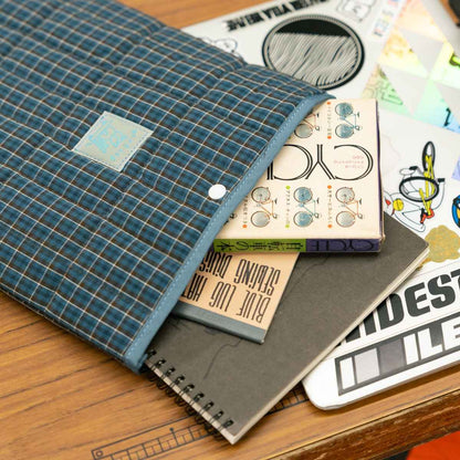 Blue Lug - Padding PC Sleeve - Blue Check