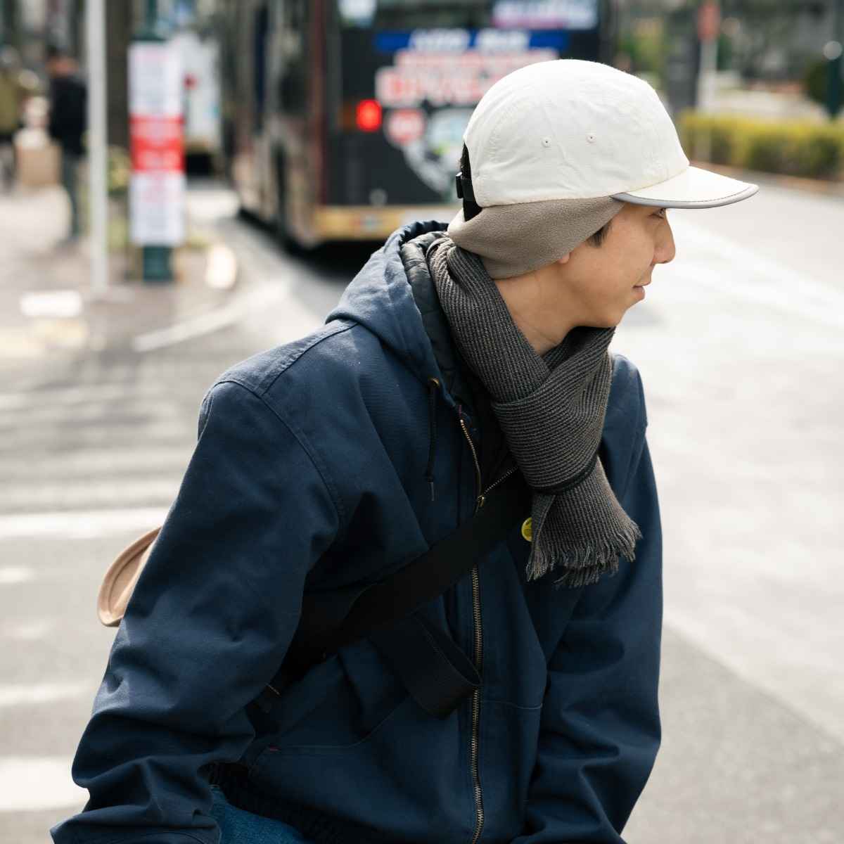 Blue Lug - Bicycle Winter Duckbill Cap - Ivory