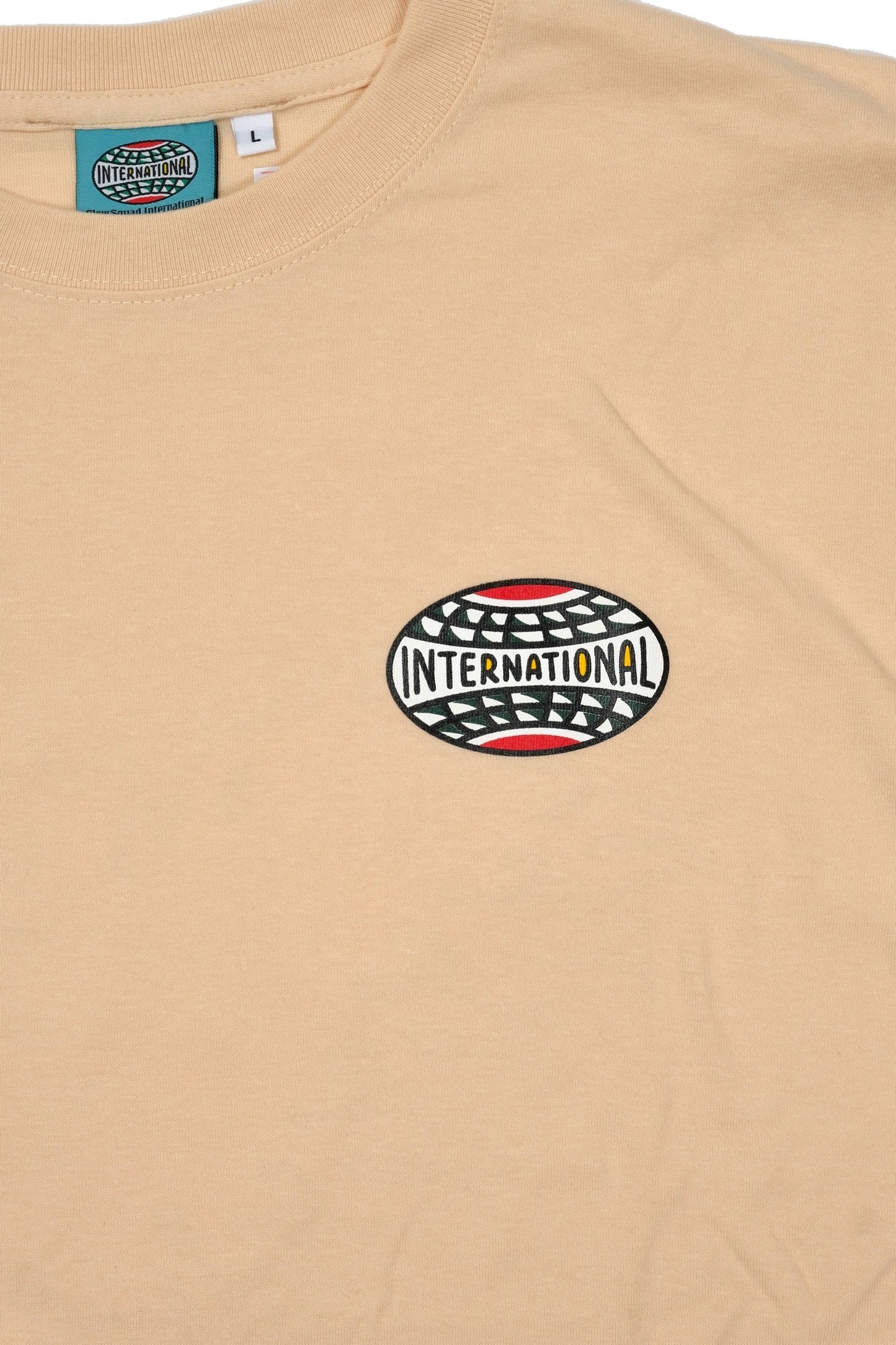 Slow Squad International - Mamachari Fire Wheelie T-Shirt - Natural