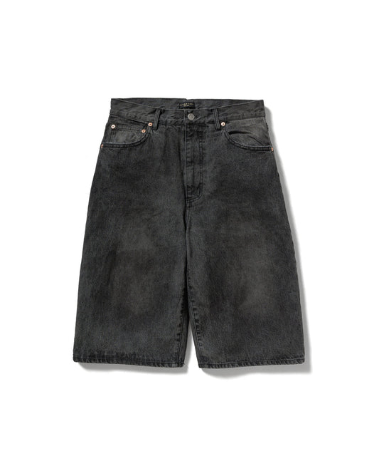 F-LAGSTUF-F - DENIM BAGGIE SHORTS - Black