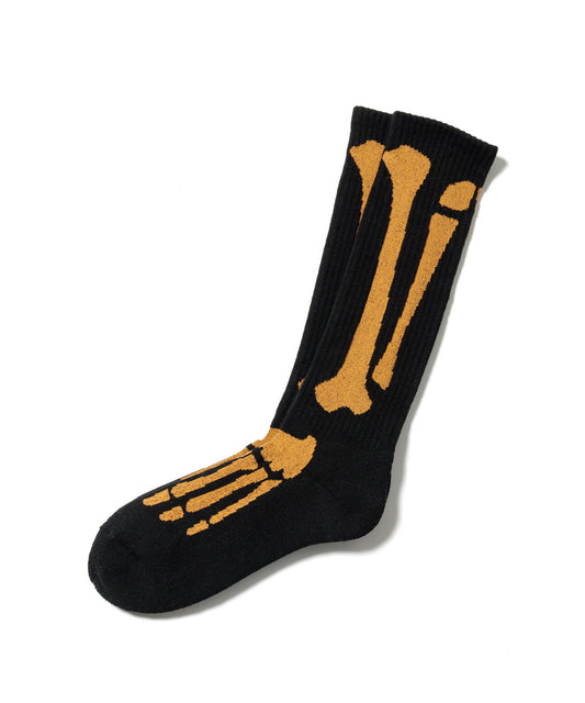F-LAGSTUF-F - BONE LONG SOX - Black