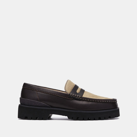Clarks Originals - Yukoner Penny Loafer - Brown Combi