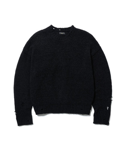 F-LAGSTUF-F - Boro Mole Sweater - Black