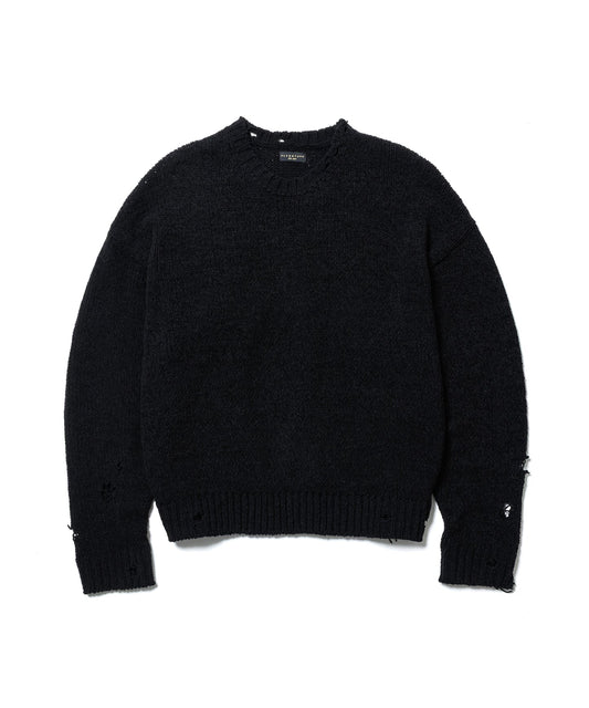 F-LAGSTUF-F - Boro Mole Sweater - Black