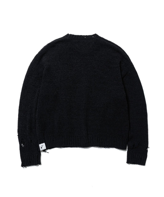 F-LAGSTUF-F - Boro Mole Sweater - Black