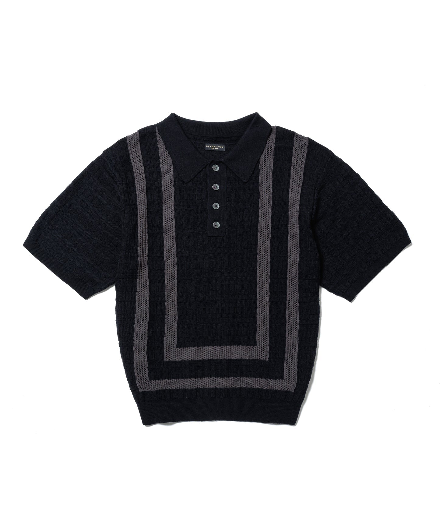 F-LAGSTUF-F - S/S Polo Sweater - Black