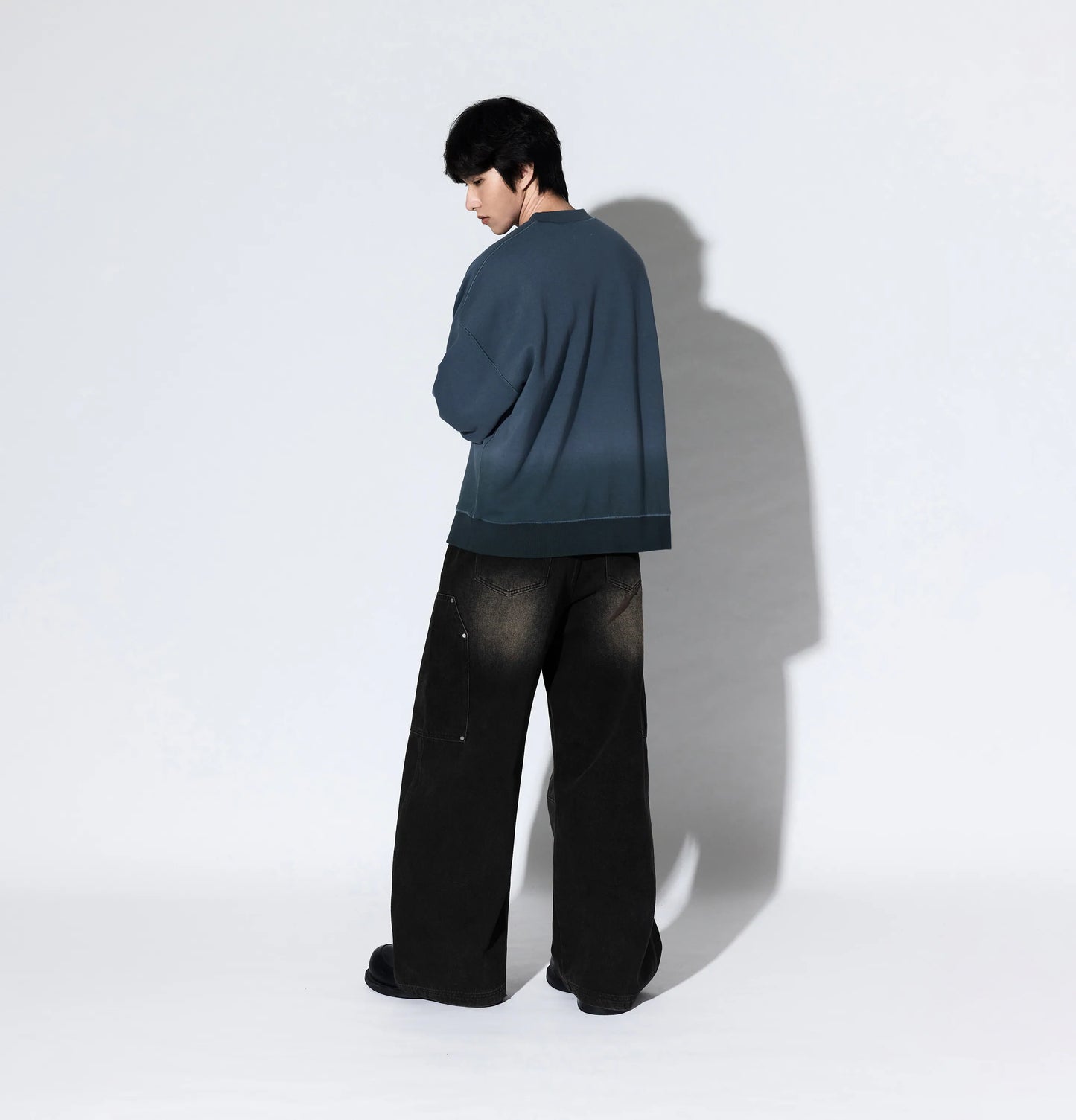 Melsign - Canvas Fade Crewneck - Navy