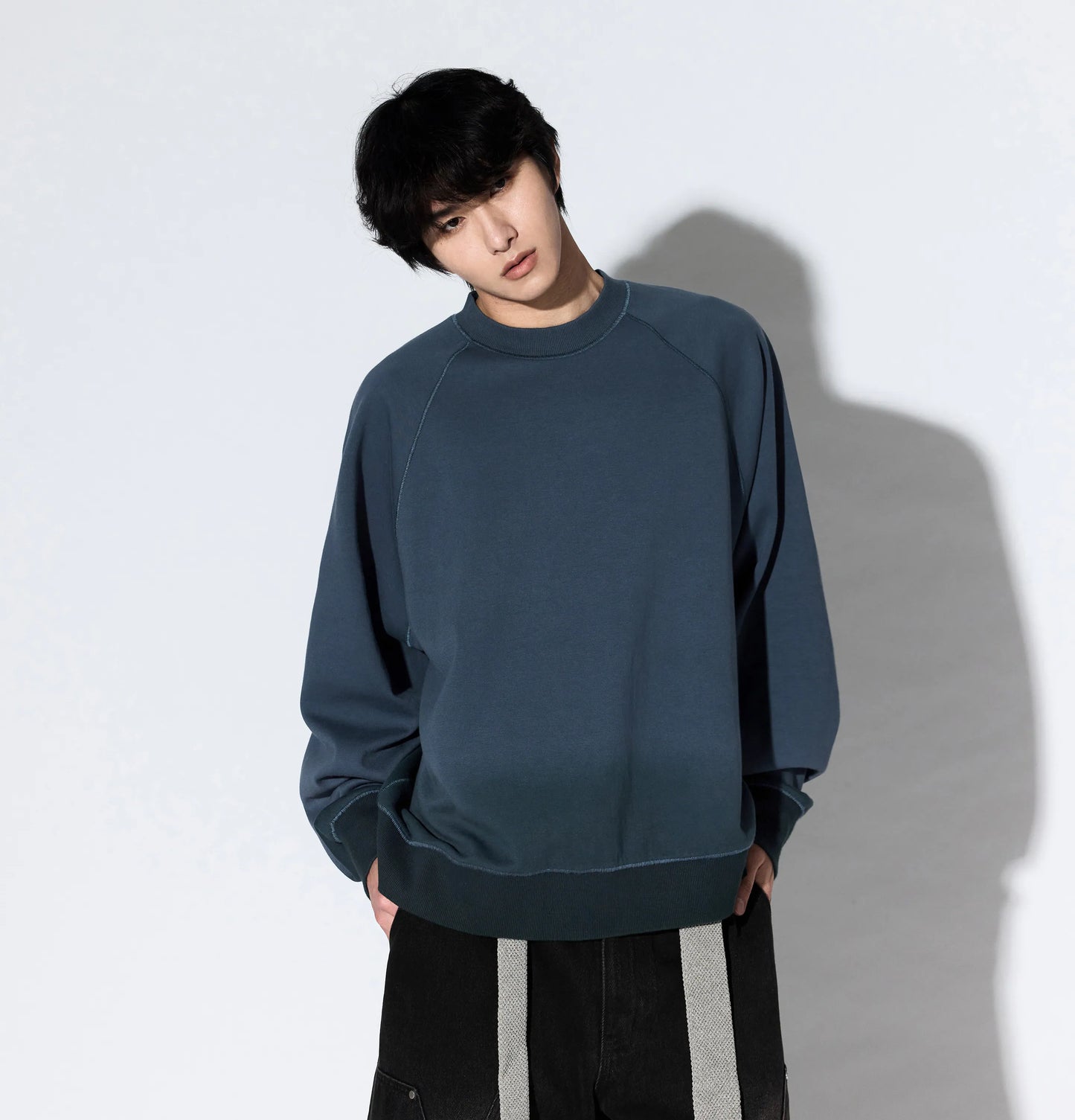 Melsign - Canvas Fade Crewneck - Navy