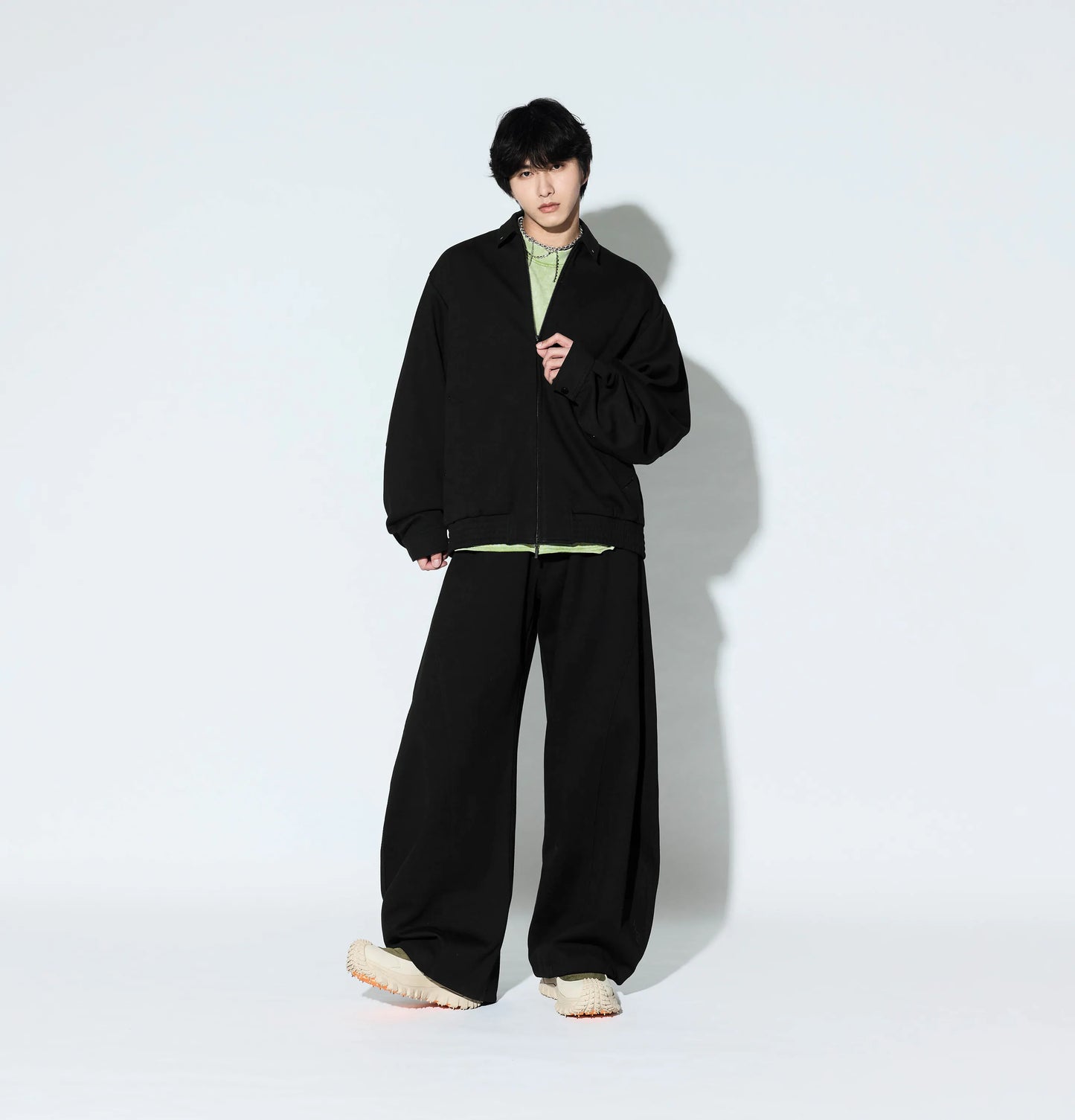 Melsign - Mellow Lapel Bomber Jacket - Black