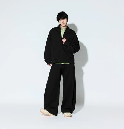 Melsign - Mellow Lapel Bomber Jacket - Black