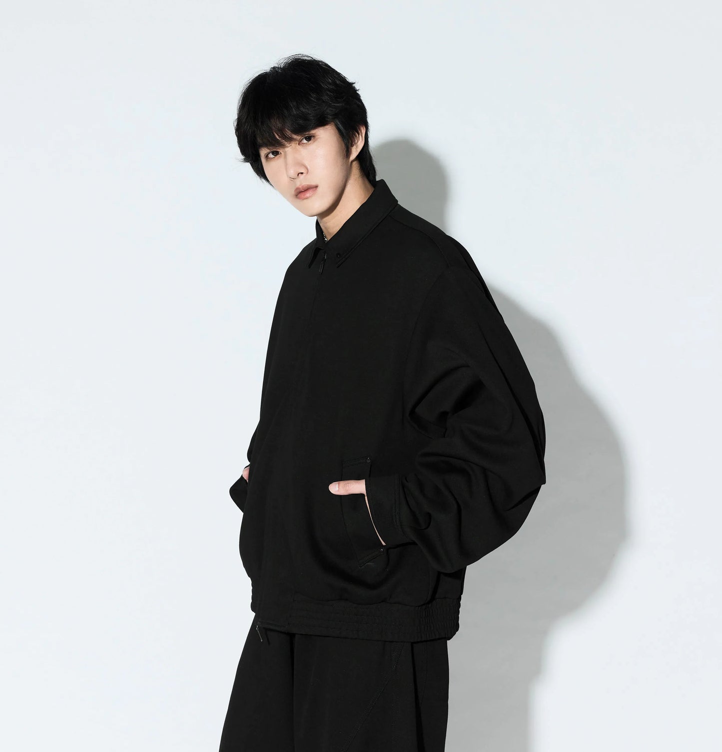 Melsign - Mellow Lapel Bomber Jacket - Black