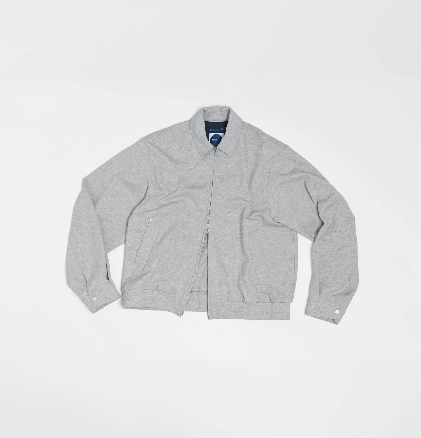 Melsign - Mellow Lapel Bomber Jacket - Gray