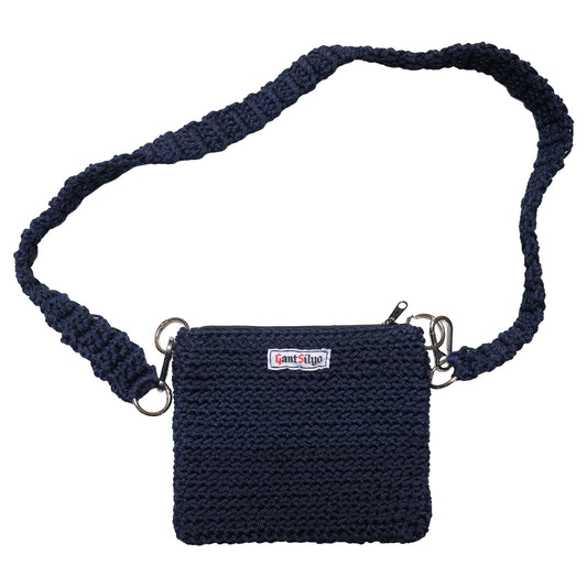 Gant Silyo - Crochet Side Bag #2 - Navy