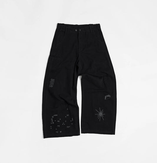 Melsign - Digital Code Work Pants - Black