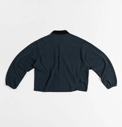 Melsign - Merged Knit L/S Shirt - Black-Navy
