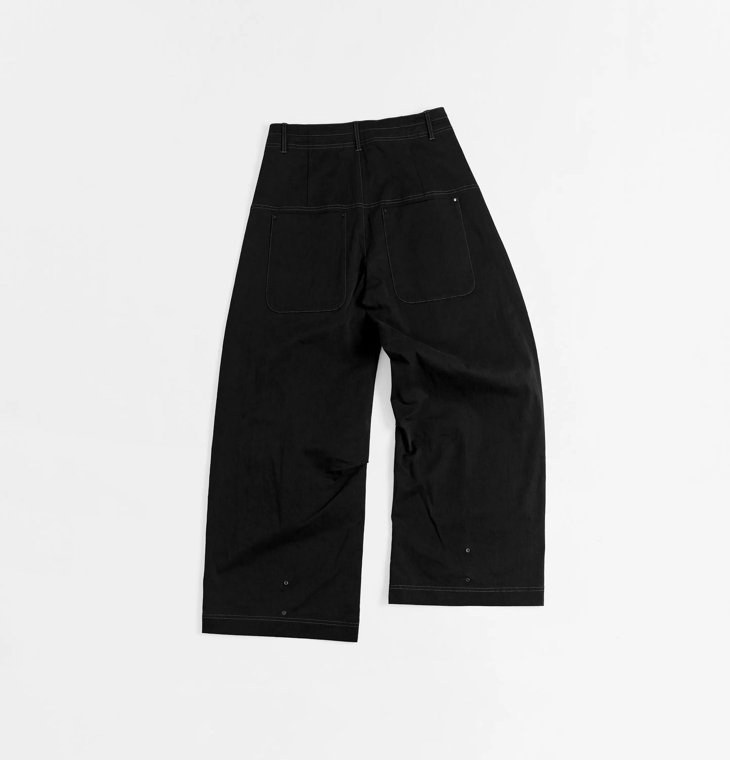 Melsign - Pastel Pleated Pants - Black