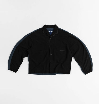 Melsign - Merged Knit L/S Shirt - Black-Navy