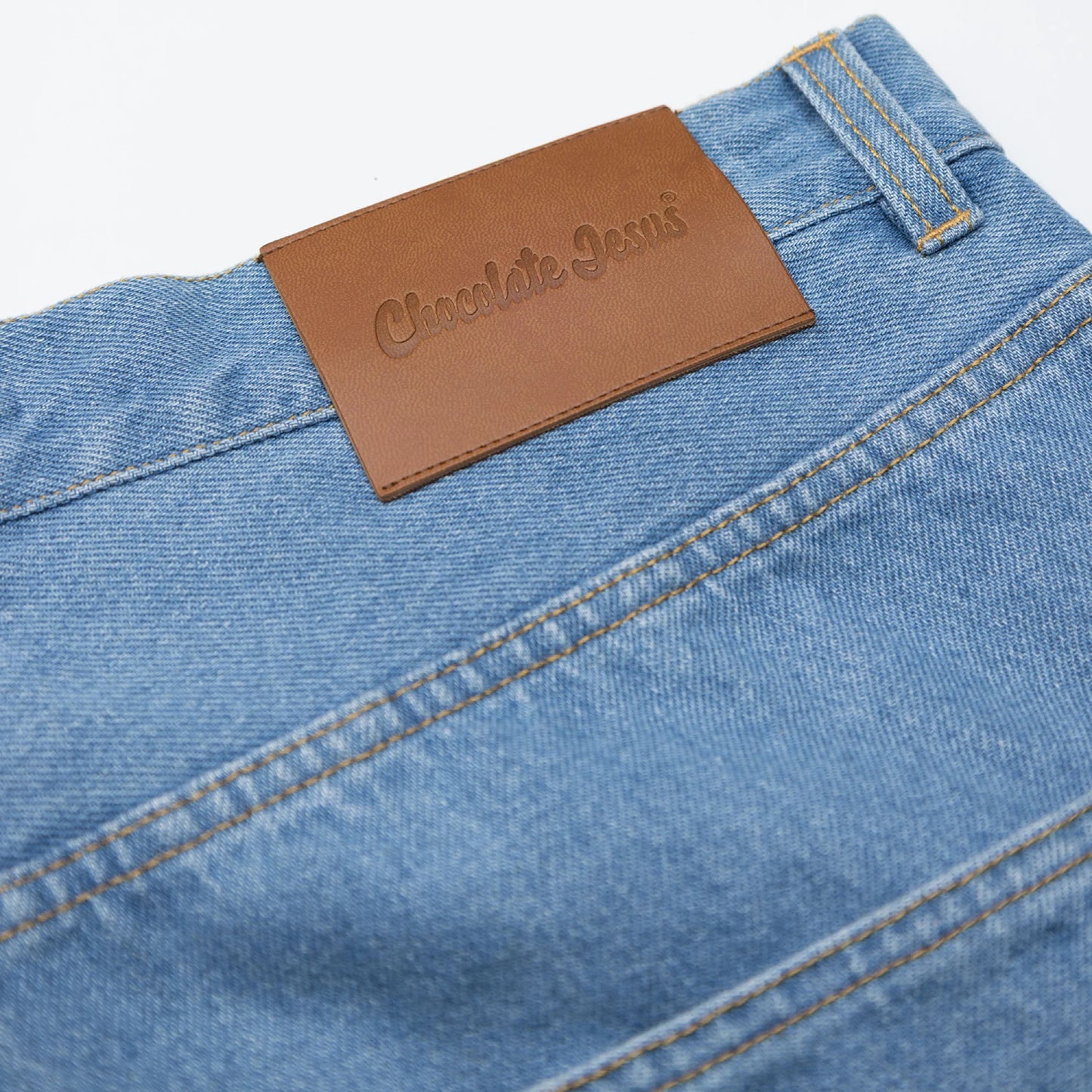 Chocolate Jesus - Baggy Denim Pants - Ice Wash