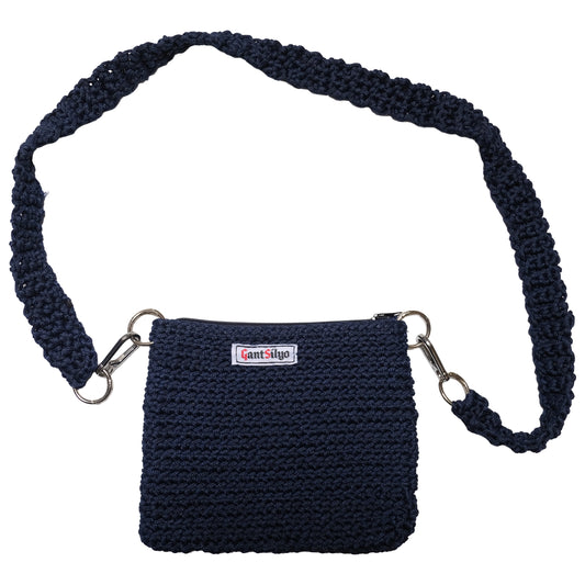 Gant Silyo - Crochet Side Bag #1 - Navy