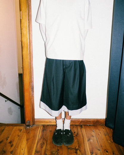 Melsign - Cropped Wide Trousers - Black