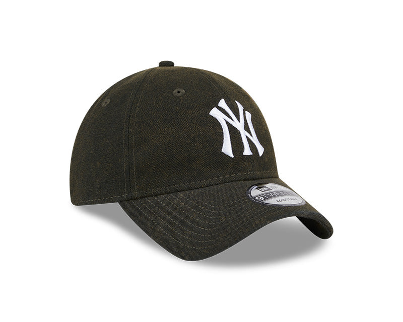 New Era - 9TWENTY NY Yankees Vintage Wash Canvas Cap - Black