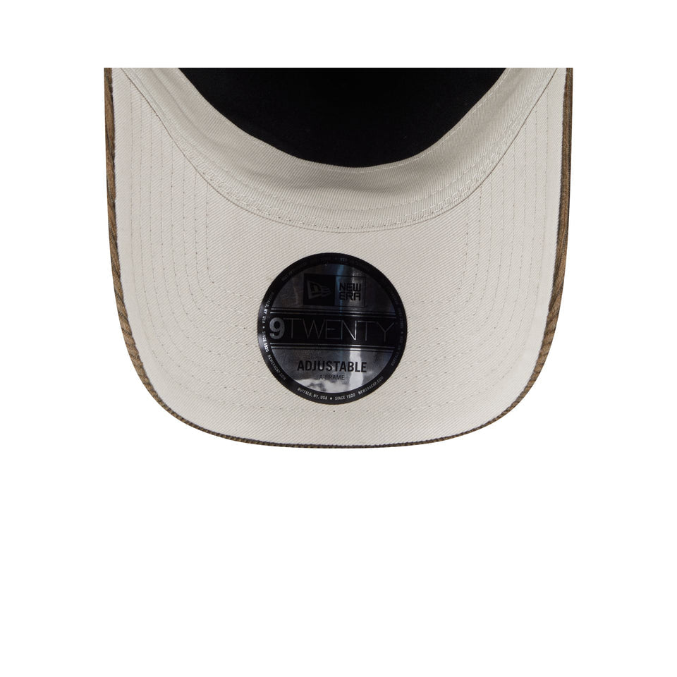 New Era - 9TWENTY A-Frame NY Yankees Washed Cord Cap - New Olive/Grey