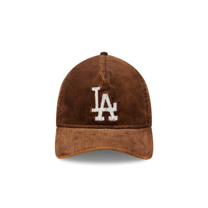 New Era - 9TWENTY A-Frame LA Dodgers Washed Cord Cap - Walnut/Grey