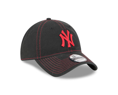 New Era - 9TWENTY NY Yankees Scarlett Contrast Cap - Black