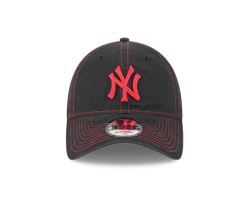New Era - 9TWENTY NY Yankees Scarlett Contrast Cap - Black