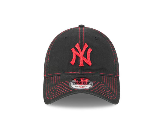 New Era - 9TWENTY NY Yankees Scarlett Contrast Cap - Black