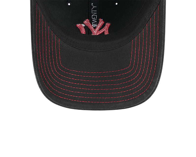 New Era - 9TWENTY NY Yankees Scarlett Contrast Cap - Black