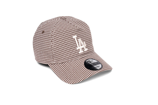 New Era - 9TWENTY A-Frame LA DODGERS - Checkered Brown