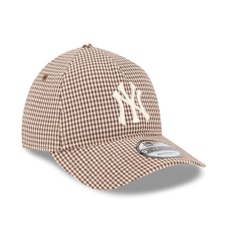 New Era - 9TWENTY A-Frame NY Yankees - Checkered Brown