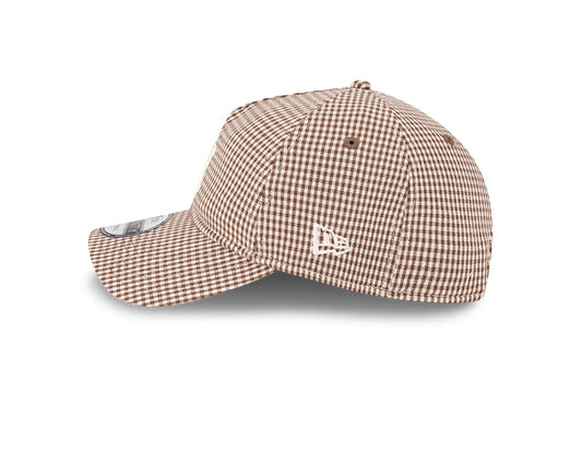 New Era - 9TWENTY A-Frame NY Yankees - Checkered Brown