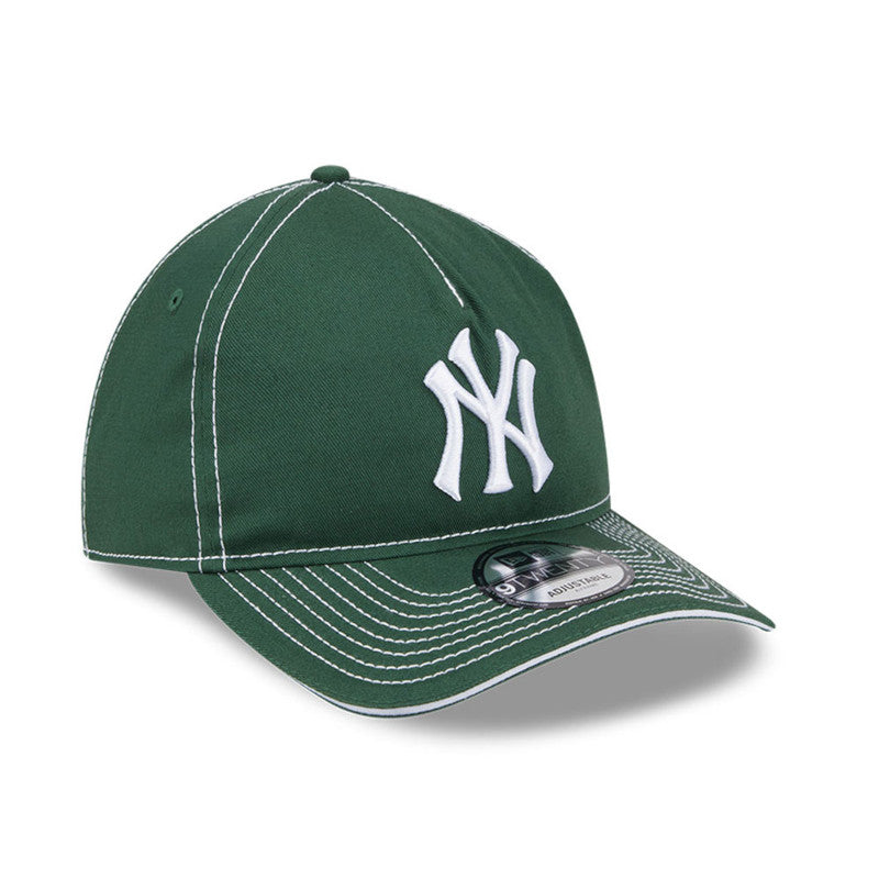 New Era - 9TWENTY A-FRAME NY Yankees Contrast Stitch - Cilantro