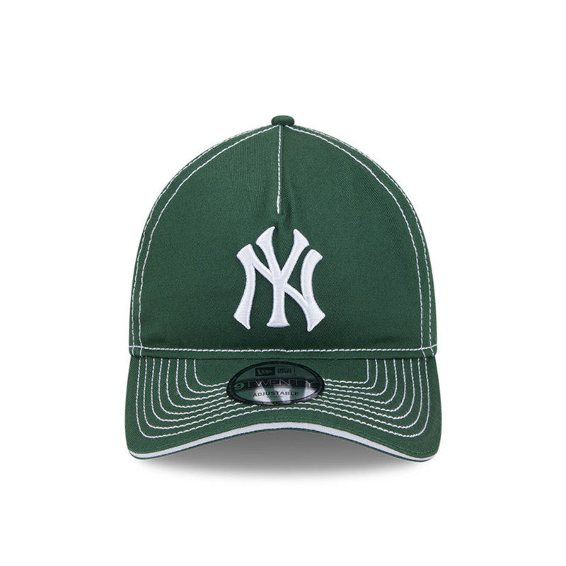 New Era - 9TWENTY A-FRAME NY Yankees Contrast Stitch - Cilantro