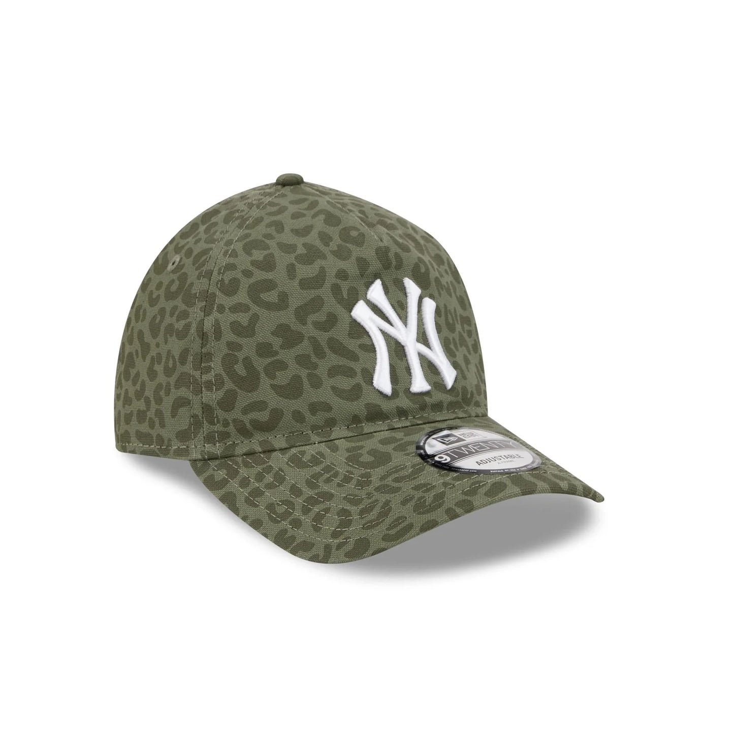 New Era - 9Twenty A-Frame Leopard NY Yankees - Olive