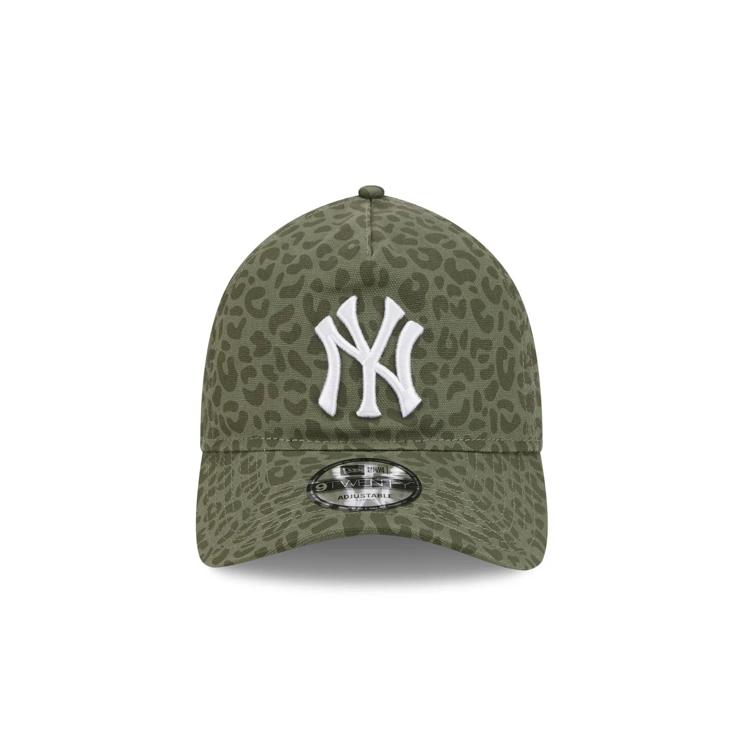 New Era - 9Twenty A-Frame Leopard NY Yankees - Olive