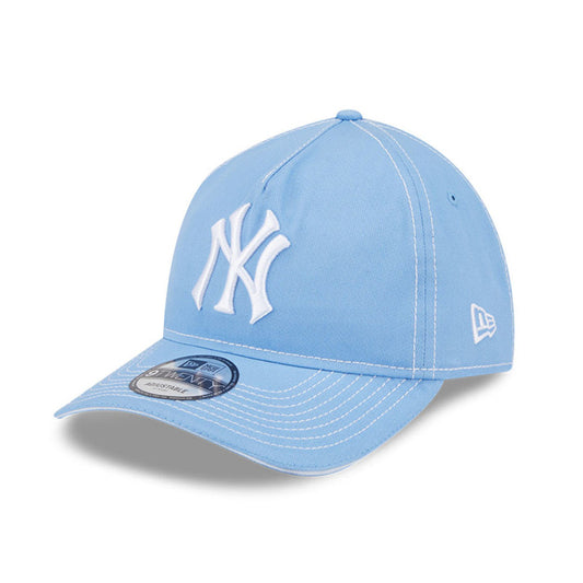 New Era - 9TWENTY A-FRAME NY Yankees Contrast Stitch - Sky Blue