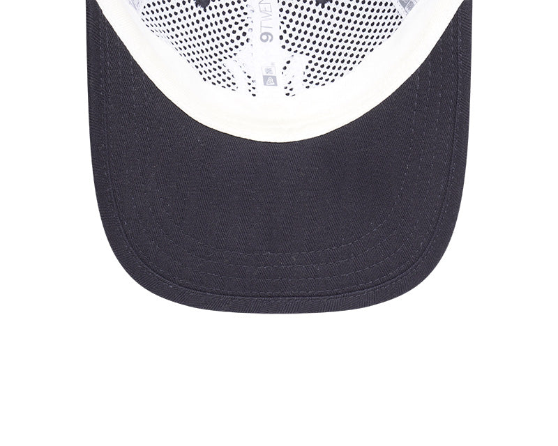 New Era - 9TWENTY Long Visor Yankees - Navy Herringbone