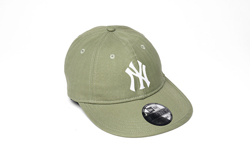 New Era - 9TWENTY Long Visor Yankees - Olive Herringbone