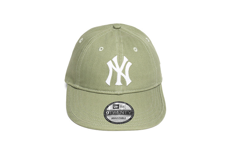 New Era - 9TWENTY Long Visor Yankees - Olive Herringbone
